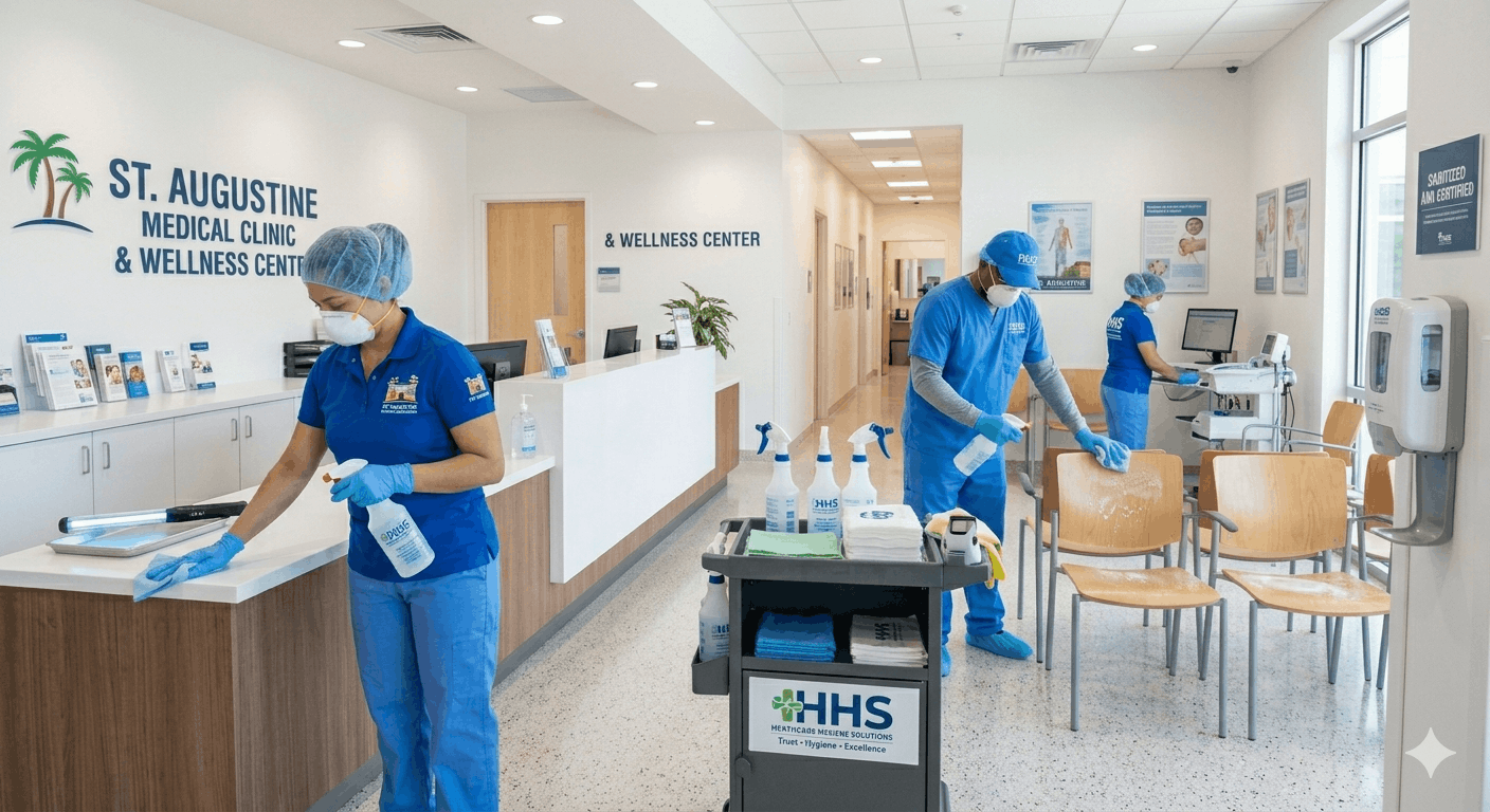 How Disinfecting Medical Offices in St. Augustine FL Reduces Cross-Contamination Risks