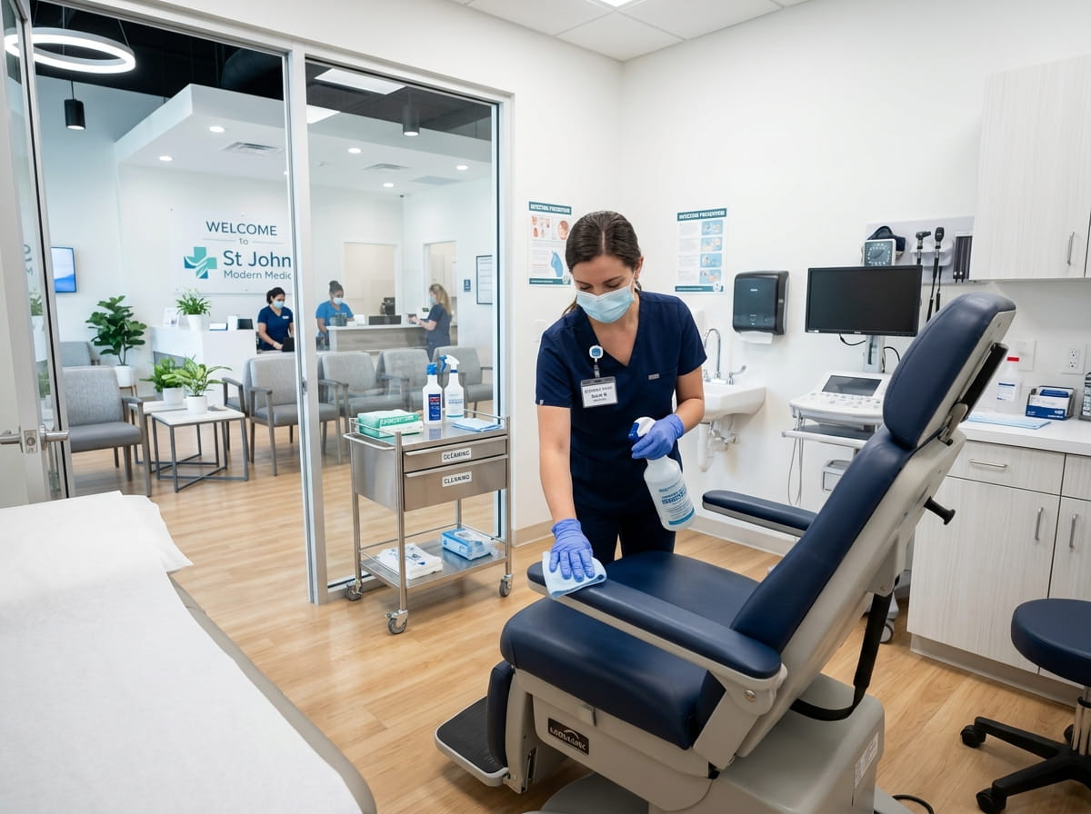 How Advanced Healthcare Cleaning Helps Medical Offices Maintain Safer Patient Environments in St Johns FL